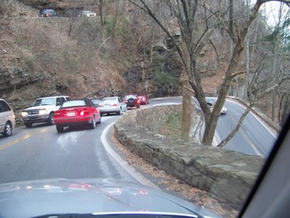W Street down Signal Mtn, TN.