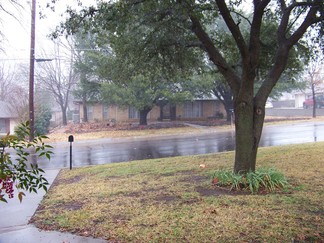 White Christmas in Denton, TX.