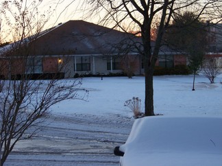 White Christmas in Denton, TX.